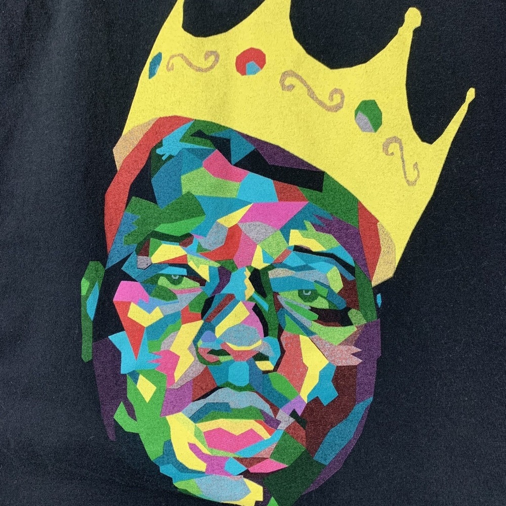 Notorious B.I.G. Unisex Kids Mosaic T-Shirt Crown Sz Medium - Picture 3 of 8